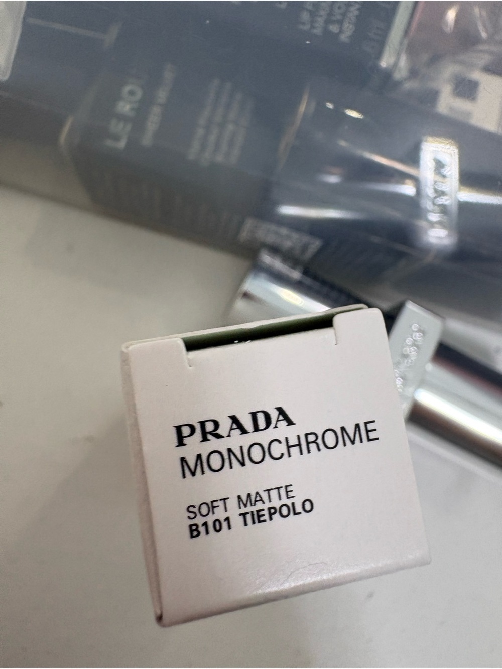 Prada Monochrome Soft Matte Lipstick - Warm Terracotta - Picture 8 of 8